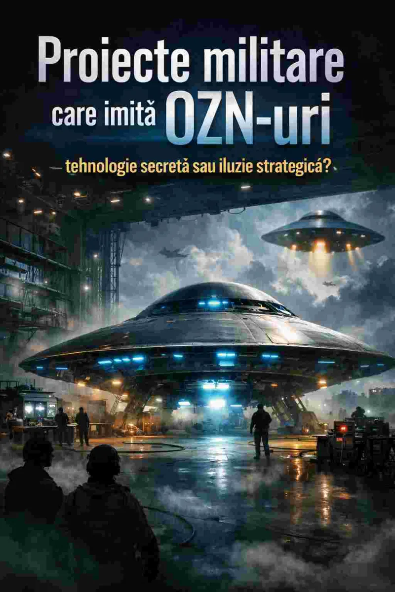 Proiecte militare care imită OZN-uri – tehnologie secretă sau iluzie strategică?