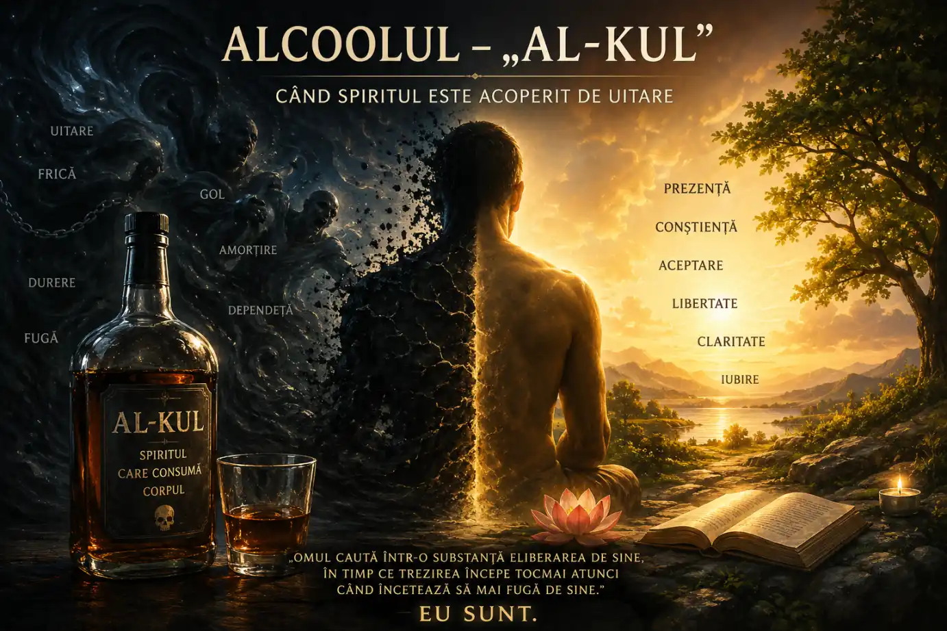 ALCOOLUL — „AL-KUL”: Când spiritul este acoperit de uitare